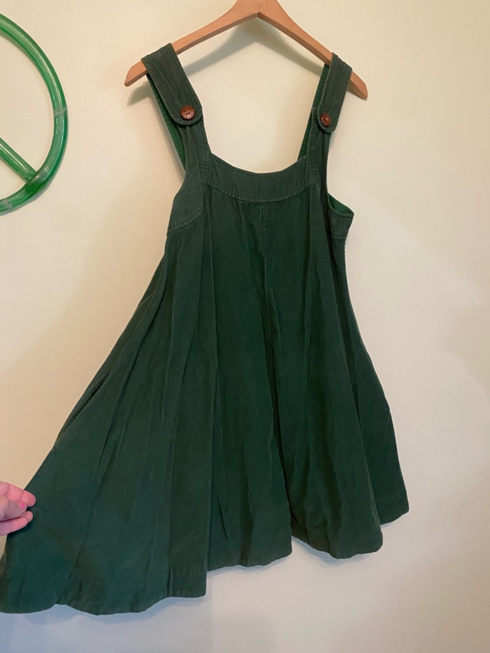 Green Corduroy Jumper